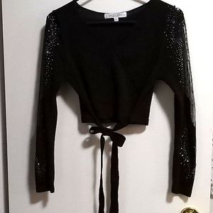 Sweet rain, size Large, color black & silver